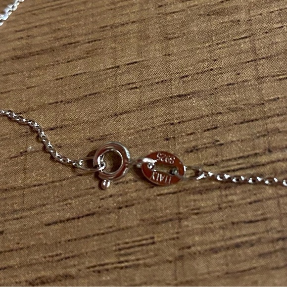 Luxury Sterling Silver 925 CZ Zirconia Necklace - Picture 5 of 5